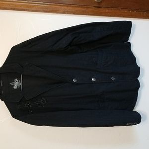 Mens Roar black button blazer/jacket size 3XL